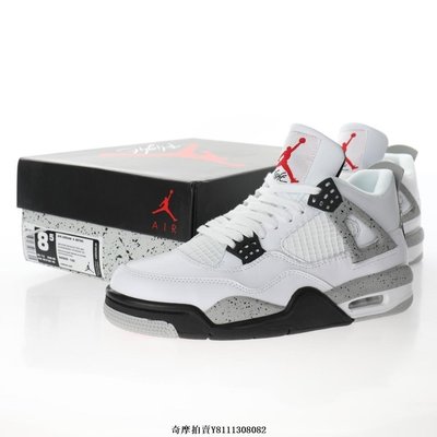 #Nike Air Jordan 4 Retro OG"White/Cement"AJ4840606-192