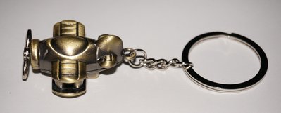 古銅色立體復古飛機造型 鋅合金金屬 鑰匙圈 鑰匙扣 鑰匙環 鑰匙包 航空軍事 阿帕契 風起 飛機模型