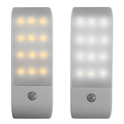 USB迷你人體感應燈 移動偵測 usb式 LED照明 環保省電 照明 光感應燈-極致車品店
