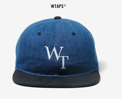 WTAPS T-6H 03 / CAP / COTTON. DENIM. LEAGUE 帽子。太陽選物社