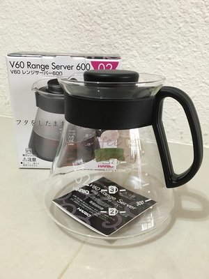 @咖啡櫻桃屋@日本製 HARIO 咖啡壺 耐熱玻璃壺 手沖咖啡 V60 XVD-60B 600ml 玻璃壺無現貨