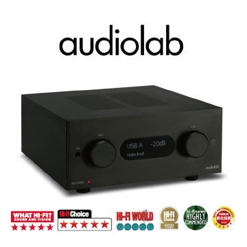 英國Audiolab M-DAC + (旗艦增強版) - USB DAC / 數位前級 / 耳機擴大器-黑 銀 公司貨