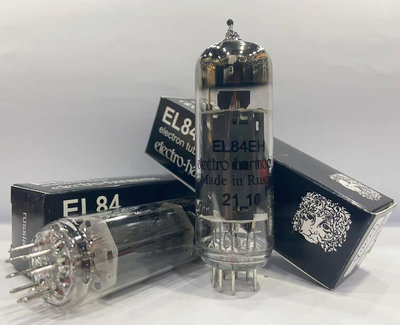 全新進口俄羅斯EH EL84電子管 精密配對，報價為單支價格