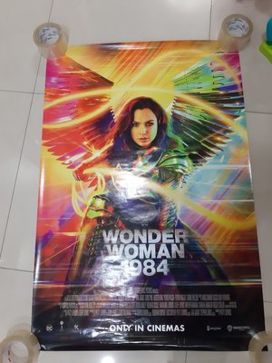 神力女超人1984，大型宣傳電影海報，中英文版本~兩款一起出售
