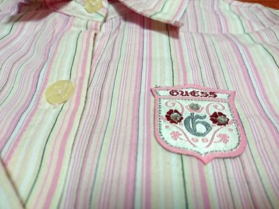 Guess粉色襯衫3~4歲