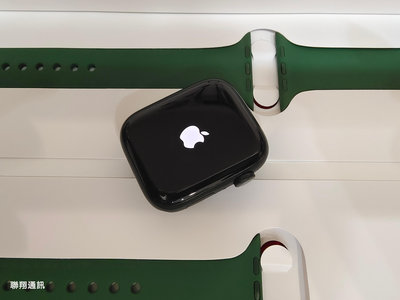 聯翔通訊 綠色 Apple Watch S7 45mm GPS版鋁金屬 健康度電池85% 台灣過保固2022/10/10 ※換機優先