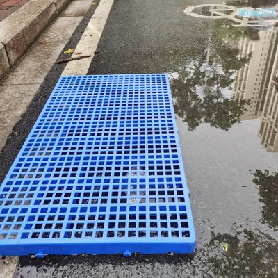 隔水腳蹬板塑料防水墊防潮地腳板貨物隔水墊板通水透水地板1米x60塑料板 塑膠板 卡板箱 托盤 腳墊 踏板 防潮板 貨架正