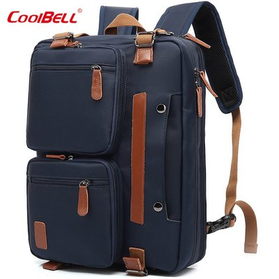 Coolbell多功能雙肩背包15.6 17.3寸電腦背包尼龍手提電腦包