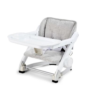 unilove Feed Me攜帶式寶寶餐椅 贈椅墊+收納袋/灰
