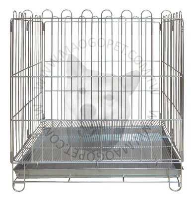 S203 折合式 不銹鋼圍欄籠 白鐵圍片籠 敞頂式狗籠3X1.8台尺（含 抽盤）KA-0802，每件5,200元