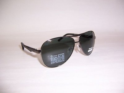 光寶眼鏡城(台南) BLACK EAGLE 偏光太陽眼鏡*飛行款*87123黑色.鋁鎂彈黃腳