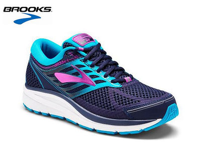(六折)【Brooks 布魯斯】ADDICTION 13 2E超寬楦 女慢跑鞋 /藍紫1202532E456 B22