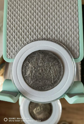 泰國拉瑪五世1泰銖銀幣，15克，細節狀態不錯，