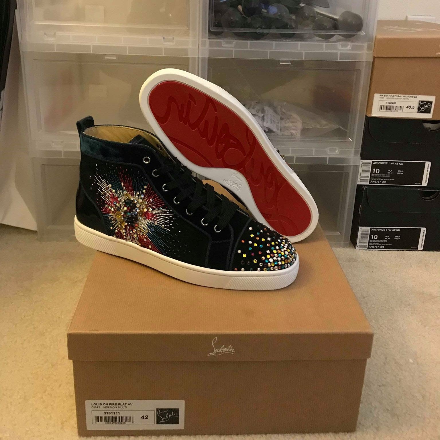 air force 1 christian louboutin