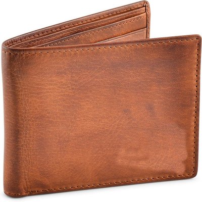 男士跨境新款商務時尚三折真皮錢包卡包大容量多卡位復古rfid錢包