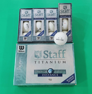 全新品Wilson Staff TITANIUM 高爾夫球 一盒共12顆qi10 SMOKE Scotty G00010