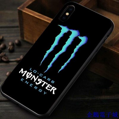 溜溜雜貨檔Monster Energy Lo Carb Cover 黑色印花硬殼手機殼保護套適用於 IPhone 14 IP