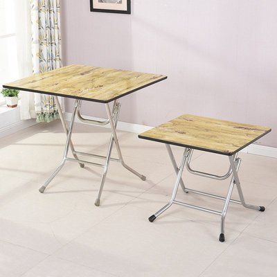 熱賣 正方形折疊餐桌小戶型家用吃桌子麻將桌家用方桌簡易折疊桌