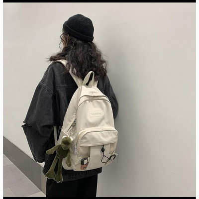 絕版出清送吊飾2021書包女韓版原宿ulzzang高中大學生雙肩包電腦包少女校園背包