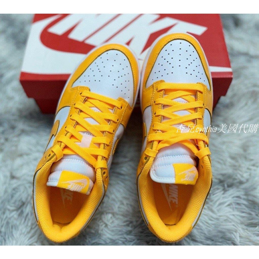 Nike Dunk Low Laser Orange 激光橙白黃DD1503-800 休閒鞋男女同款