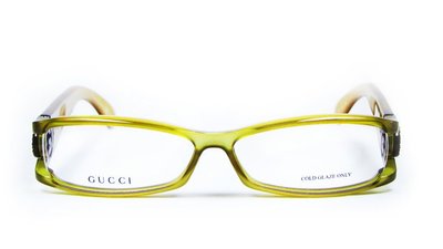 逢甲眼鏡：GUCCI鏡框，奢華透黃，鑲鑽LOGO：GG2954-HBM