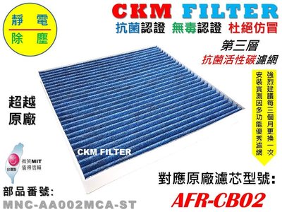 【CKM】適 ALASKA 阿拉斯加 FR-7538 FR-10038 空氣淨化箱 抗菌 活性碳濾網 AFR-CB02