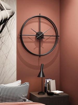 下殺 鐘表掛鐘客廳個性創意時尚北歐家用現代簡約靜音大氣藝術裝飾時鐘 NMS