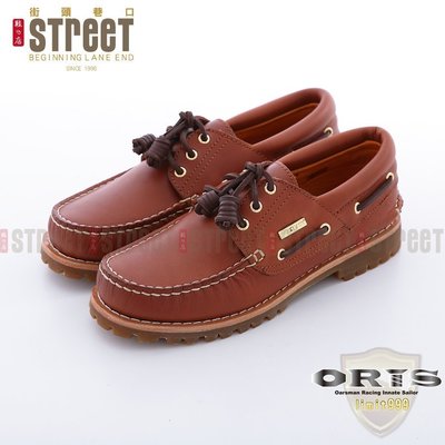 【街頭巷口 Street】 ORIS 男款 限量經典版 999系列 雷根式帆船鞋 淺咖啡色999A05