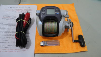 日本製daiwa  600cp電動捲線器，有自動晃餌-9
