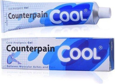 泰國購入, 台灣現貨 Counterpain止痛酸痛鎮痛軟膏- 藍色-清涼型, 120g 效期2025/6月