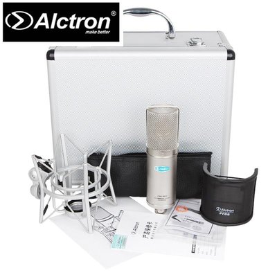 【三木樂器】Alctron CM6 MKII 第二代 大振膜 專業電容錄音麥克風 電容式麥克風 電容麥克風 需48V幻電