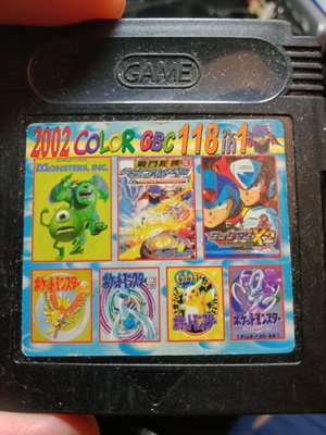 大媽桂二手屋，任天堂Game Boy Color，GBC遊戲片Super 118 in 1，118合一，遊戲卡帶，卡匣，兒時回憶，含另一片22合一