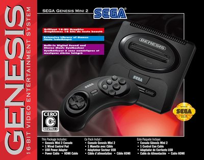 現貨 北美版 SEGA Mega Drive Mini 2 主機 迷你MD2 MINI【歡樂屋】