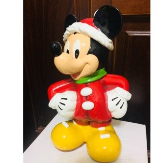 哈哈日貨小舖~現貨~DISNEY 迪士尼 米老鼠 聖誕節 盒裝 撲滿 存錢桶 存錢筒 (米奇)