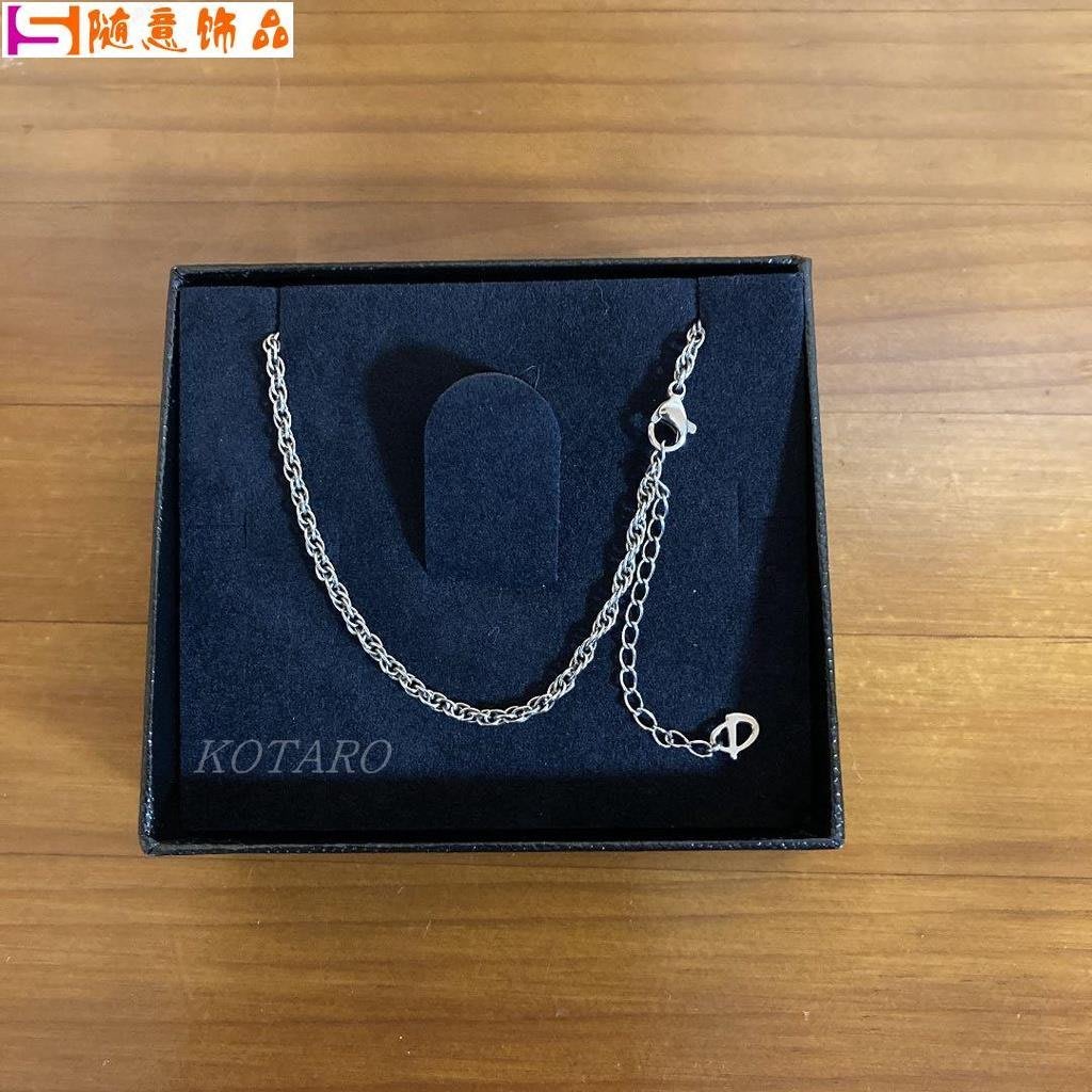 日本Phiten銀谷Titanium Chain Necklace 純鈦項鍊(W小豆)405cm~隨意 