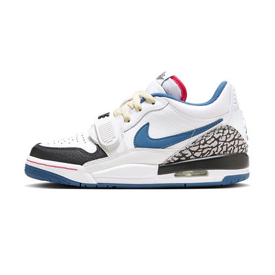 Nike Air Jordan Legacy 312 Low 大童 白藍 爆裂紋 魔鬼氈 籃球鞋 FV8117-141