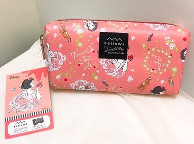 《現貨》Coco馬日本代購~ 日本帶回 迪士尼 白雪公主 Bellows 機能性筆袋 收納包 鉛筆盒 化妝包 刷具收納包