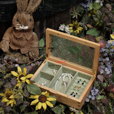 錶盒 實木木質復古絨布珠寶盒項鏈戒指盒首飾盒收納盒高端結婚禮盒禮物