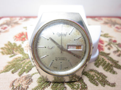 ~ㄚ爸的懷舊老錶~ Ogival 愛其華 星日期顯示 自動上鍊機械錶 古董錶