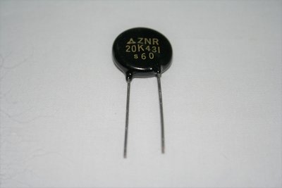 國際牌 突波吸收器 ZNR 20K431 20K431U共用 Varistor電壓:430V IP:100A