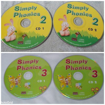 【彩虹小館】共4片CD~Simply Phonics 2.3(CD1+2)敦煌書局