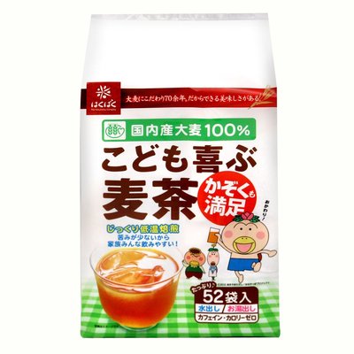 【拾味小鋪】日本 HAKUBAKU 歡喜全家麥茶 52袋入