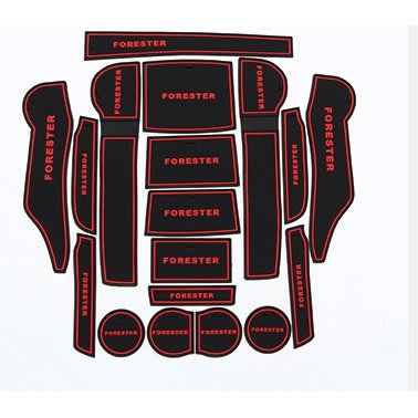 SUBARU 速霸陸 五代 FORESTER 5代 森林人 專用 車內儲物防滑墊 水杯墊 止滑墊 防滑墊 門槽墊 置物墊-概念汽車