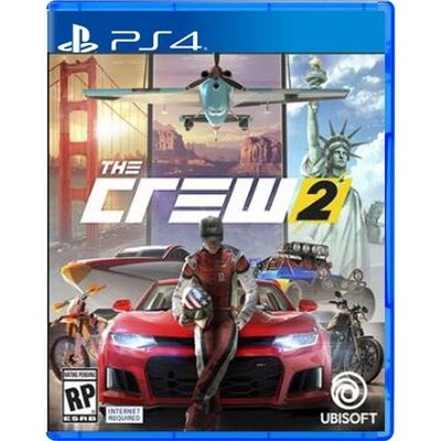 PS4正版賽車游戲光盤 飆酷車神2 The Crew2 需要聯網 中文 現貨碟*特價