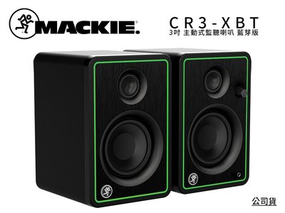 ♪♪學友樂器音響♪♪ Mackie CR3-XBT 3吋 監聽喇叭 藍牙版 主動式 錄音 混音 宅錄 公司貨