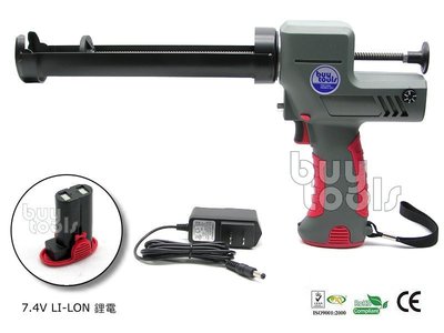 BuyTools-《台灣製精品》鋰電池充電電動矽利康槍,電動矽力康槍,電動矽膠槍,打Silicone,防水PU膠「含稅」