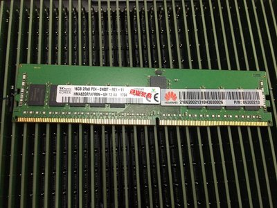華為原裝16G 2RX8 PC4-2400T DDR4 2400 REG ECC RDIMM伺服器記憶體