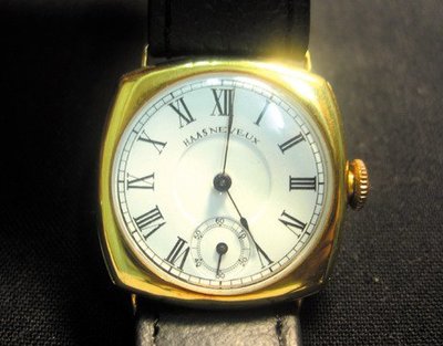 【藏家釋出】早期收藏 ◎ HAASNEVEUX 瑞士18K金古董錶 ◎ 手上鏈 ◎ 軸心有損須維修 - 68