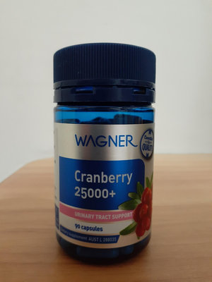 【有吉小舖】澳洲Wagner蔓越莓超濃縮2500mg(90)粒（現貨）