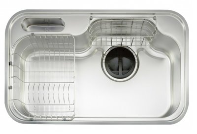 魔法廚房＊韓國CICO不鏽鋼新款防蟑水槽DS 840PL DS-840PR (84公分)附滴水籃 清潔槽